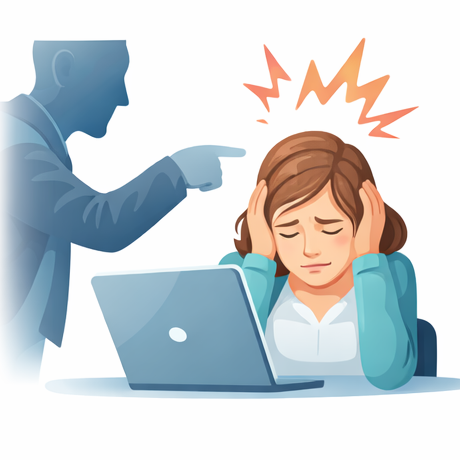 パワハラの画像