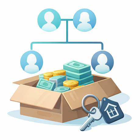 相続関係図の画像、